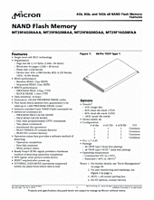 DataSheet MT29F16G08FAA pdf